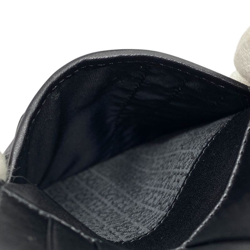 Versace Medusa Bifold Wallet Folding Wallet Billfold Logo Leather Black Silver