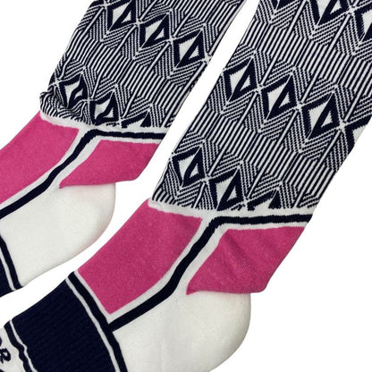 Unused Dior Socks Technical Multicolor Cotton Pink Black White DIOR Unisex