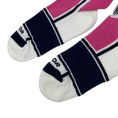 Unused Dior Socks Technical Multicolor Cotton Pink Black White DIOR Unisex