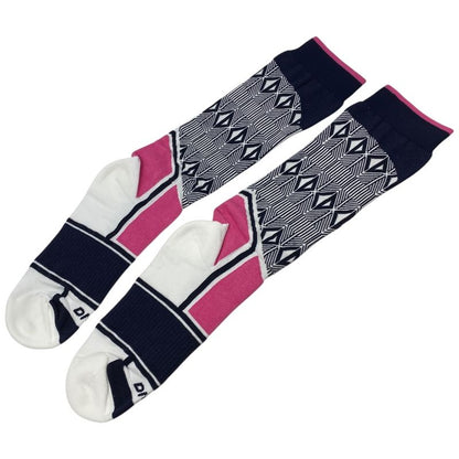 Unused Dior Socks Technical Multicolor Cotton Pink Black White DIOR Unisex