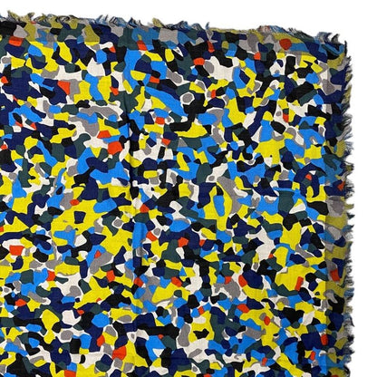 Fendi Bugs Monster Scarf Shawl Large Accessory Silk Logo All Over Pattern
