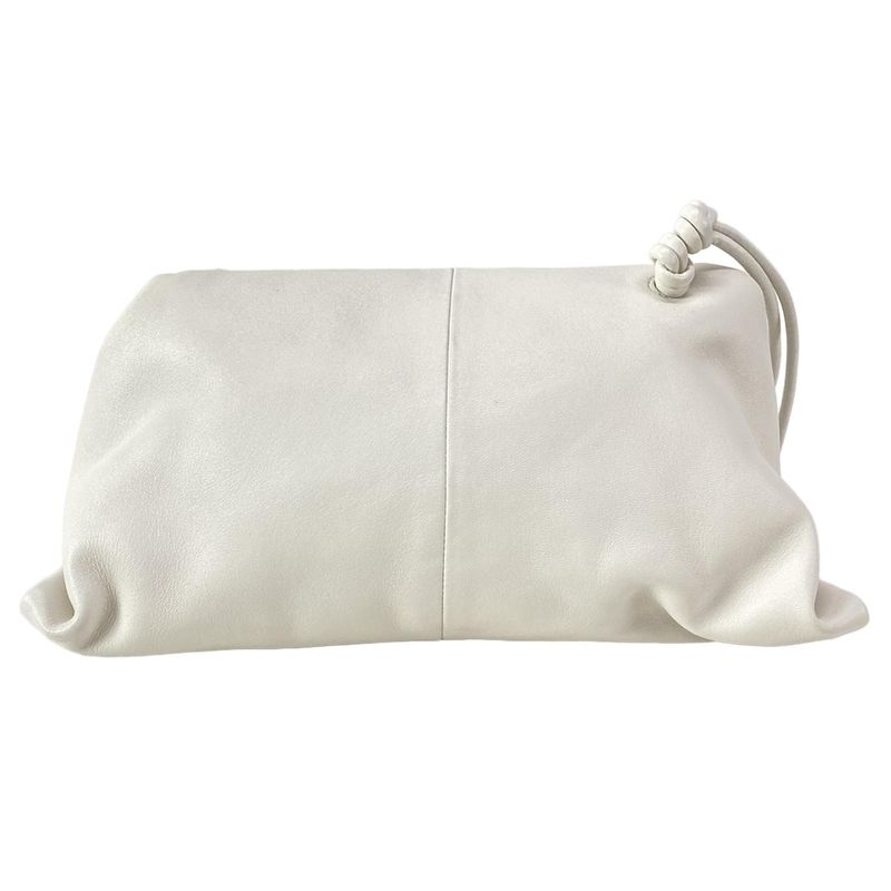 Bottega Veneta Clutch Bag - 622712 White Leather