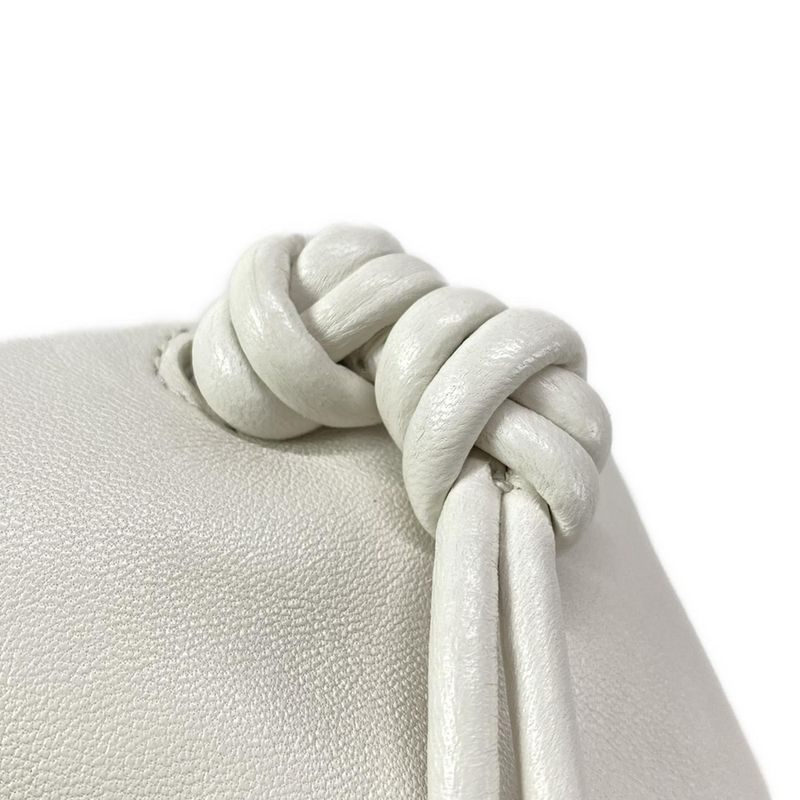 Bottega Veneta Clutch Bag - 622712 White Leather