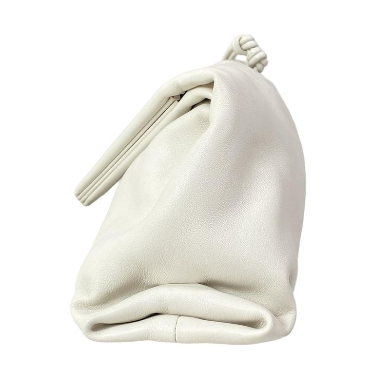 Bottega Veneta Clutch Bag - 622712 White Leather