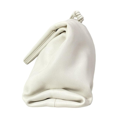 Bottega Veneta Clutch Bag - 622712 White Leather