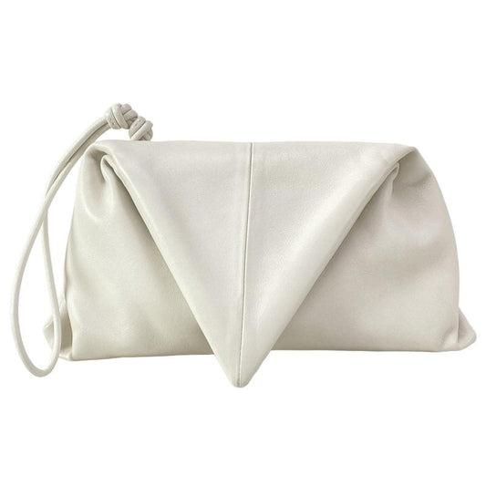 Bottega Veneta Clutch Bag - 622712 White Leather