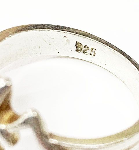 Tiffany & Co Tiffany & CO Triple Star Ring No 7.5 Silver Pinky Ring []aa▲ 251212