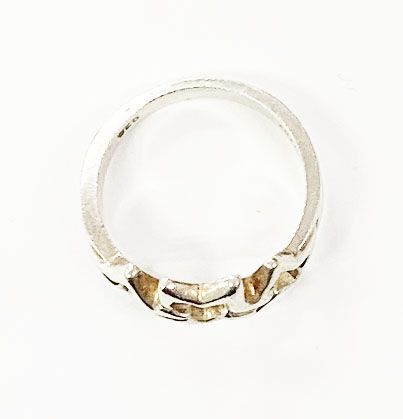 Tiffany & Co Tiffany & CO Triple Star Ring No 7.5 Silver Pinky Ring []aa▲ 251212