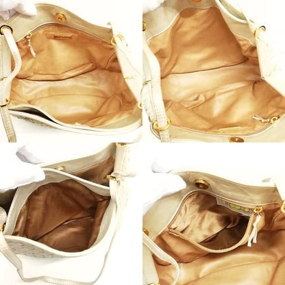 Bottega Veneta Vintage Intrecciato Shoulder Bag Handbag Chien Pan Gold Series