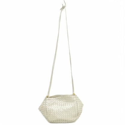 Bottega Veneta Vintage Intrecciato Shoulder Bag Handbag Chien Pan Gold Series
