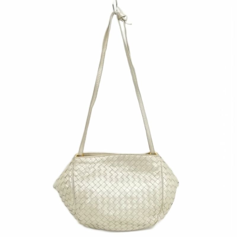 Bottega Veneta Vintage Intrecciato Shoulder Bag Handbag Chien Pan Gold Series