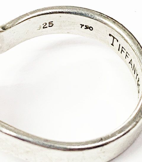 Tiffany & Co Tiffany & CO Hook & Eye Wire Ring No 9 Silver Gold Combination 18K