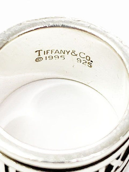 Tiffany & Co Tiffany & CO Atlas Wide Ring No 12 Silver Ring []aa▲ 251213