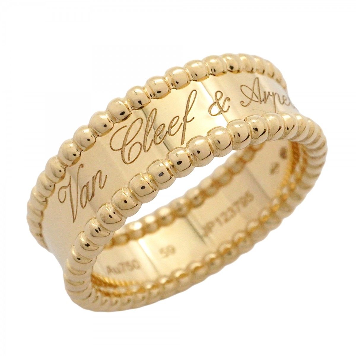 Van Cleef & Arpels Ring Perle Senior Tulle K18yg Yellow Gold #59