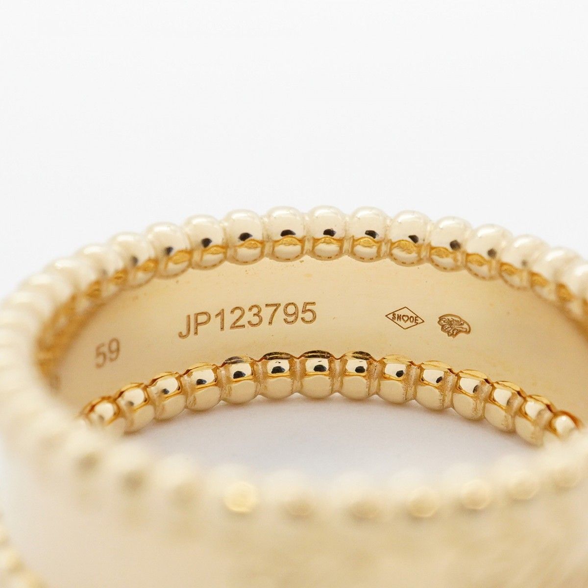 Van Cleef & Arpels Ring Perle Senior Tulle K18yg Yellow Gold #59