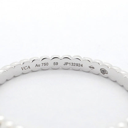 Van Cleef & Arpels Ring Perle K18wg White Togo Old #59 Men'S