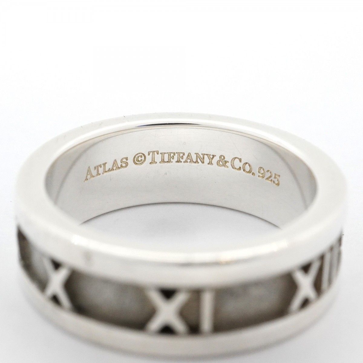 Tiffany Ring Atlas Silver 925 No 10.5 Ladies