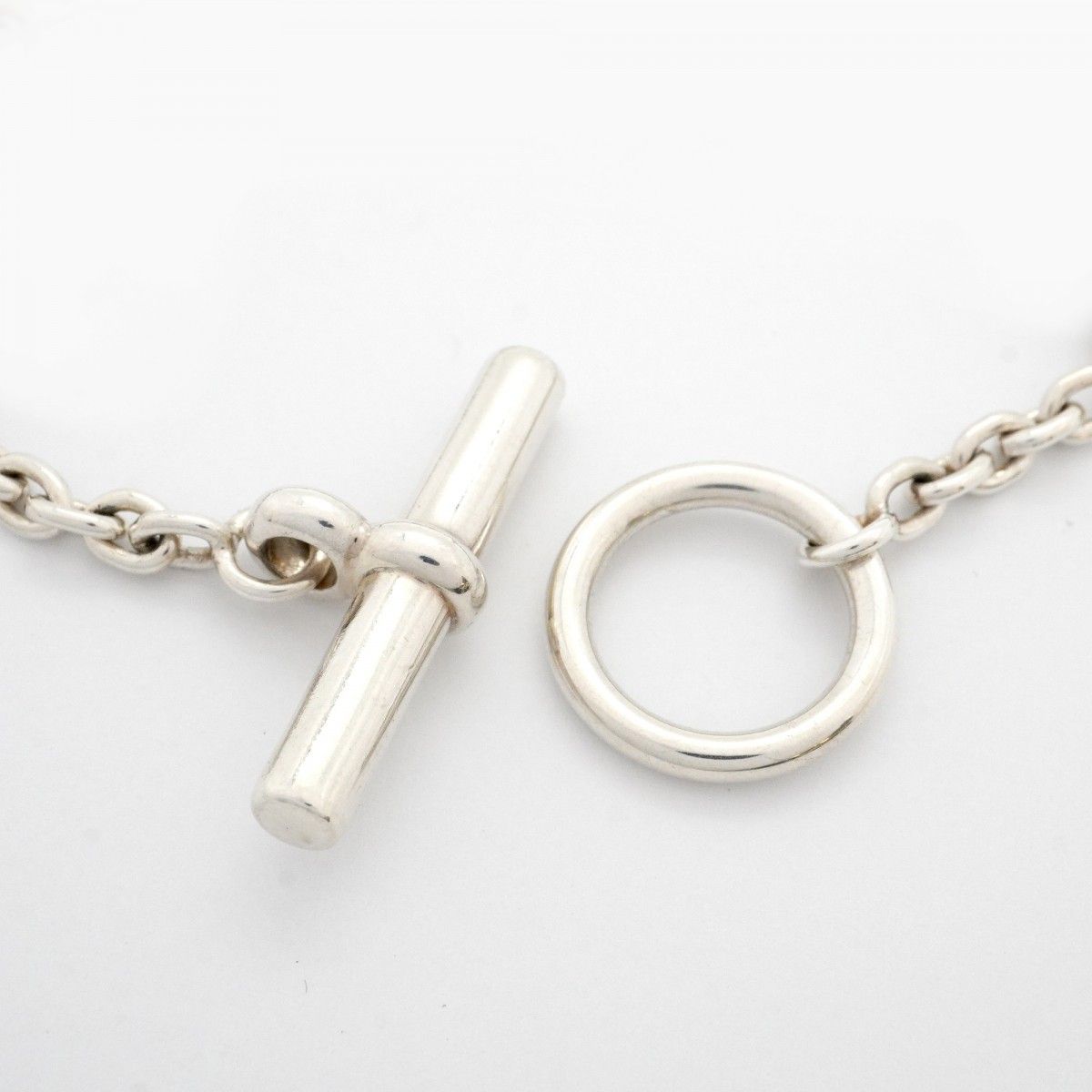 Hermes Bracelet Chaine D'Ancre Farandole Silver 925 Ladies