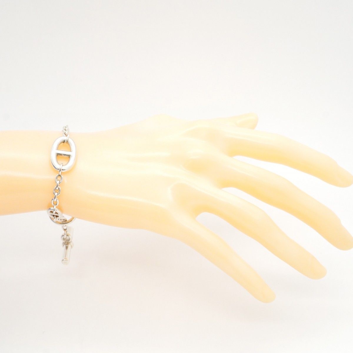 Hermes Bracelet Chaine D'Ancre Farandole Silver 925 Ladies