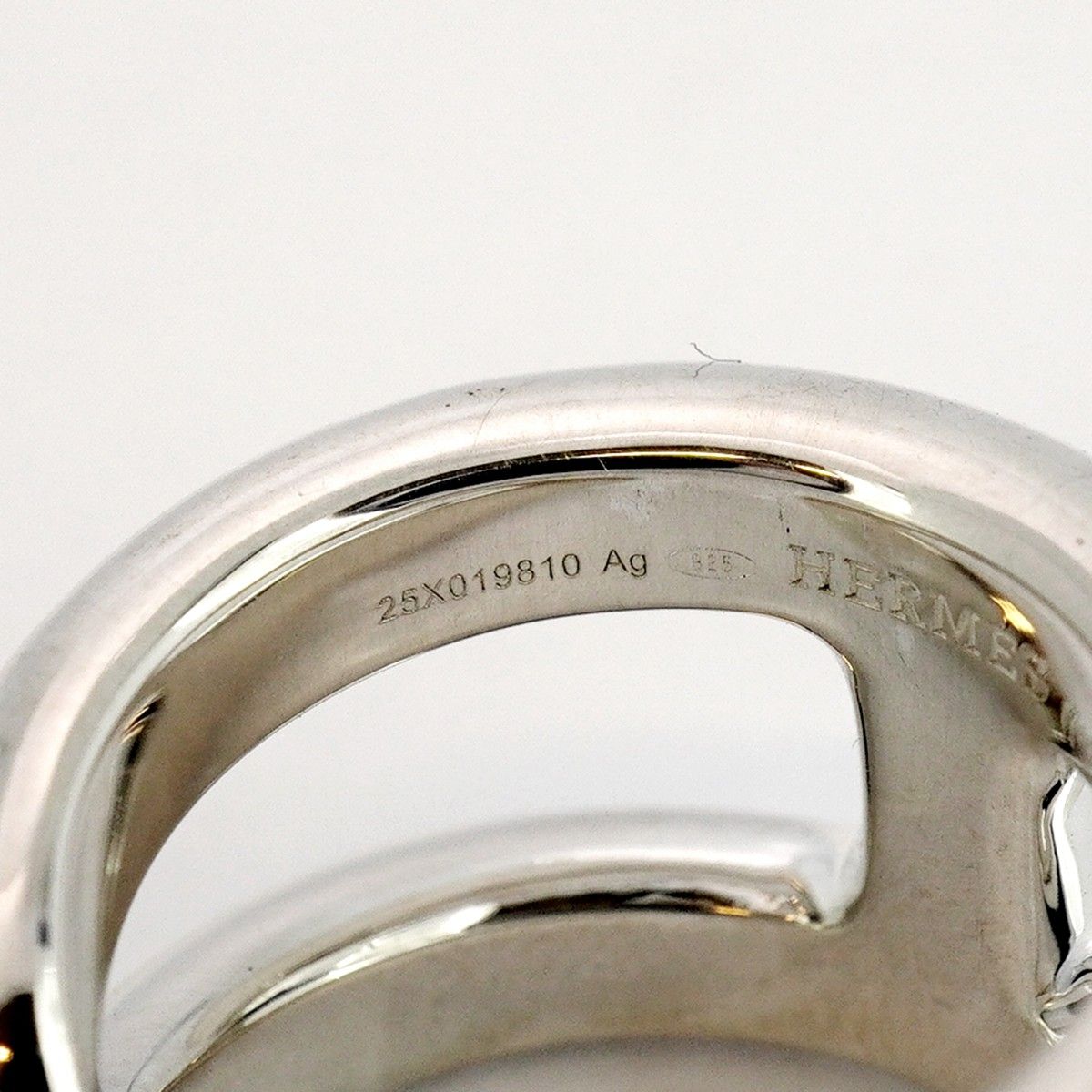 Hermes Ring Osmozu Pm Silver 925 #48 Ladies