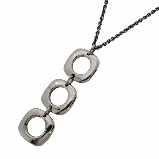 Tiffany Necklace Triple Cushion Silver 925 Women'S