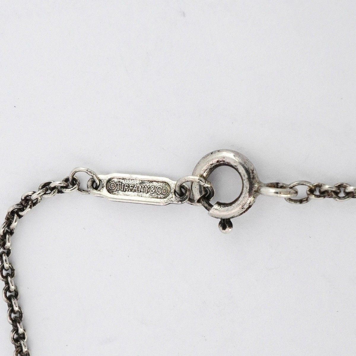 Tiffany Necklace Triple Cushion Silver 925 Women'S