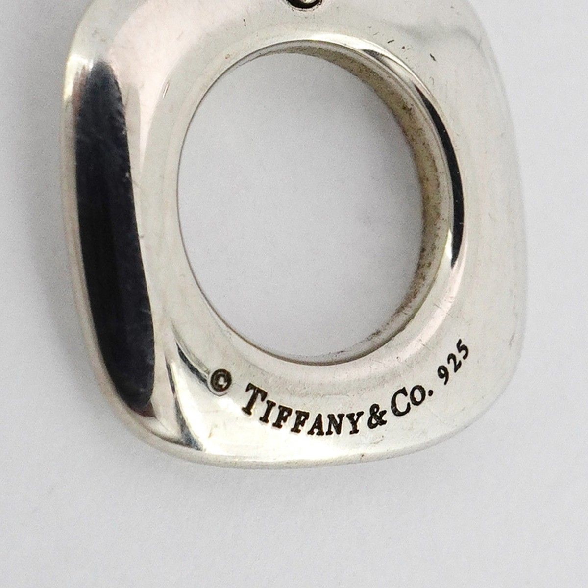 Tiffany Necklace Triple Cushion Silver 925 Women'S