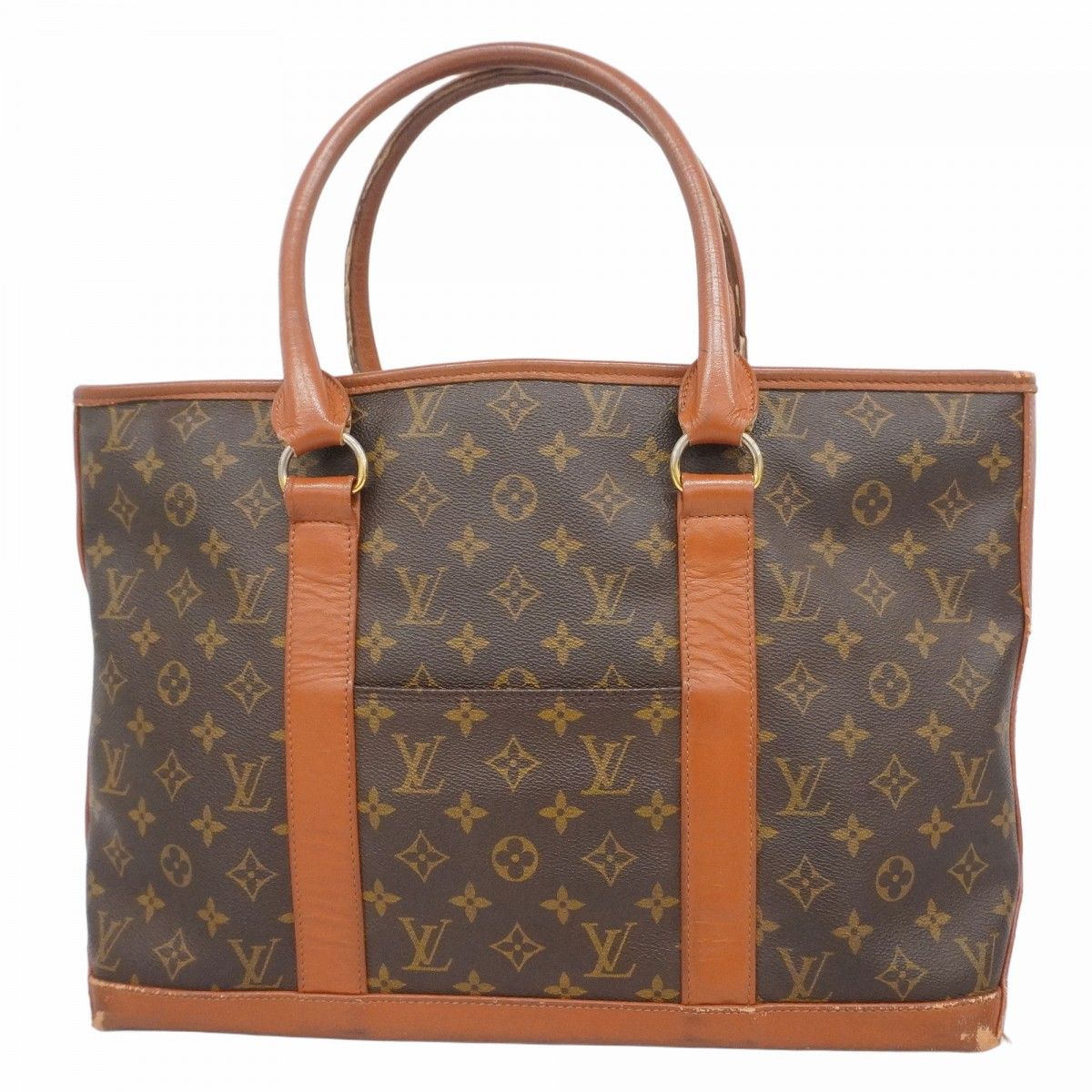 Louis Vuitton Tote Bag Monogram Sack Weekend Pm M42425 Brown