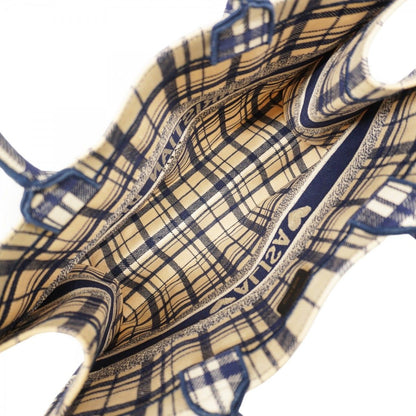 Christian Dior Tote Bag Book Tote Canvas Navy Women'S