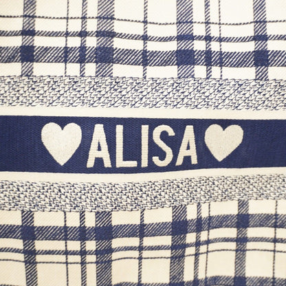 Christian Dior Tote Bag Book Tote Canvas Navy Women'S