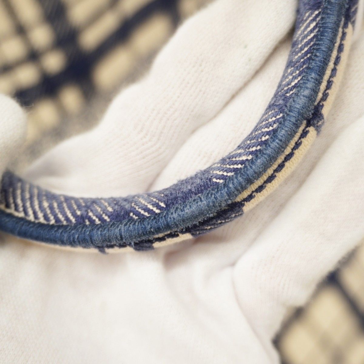 Christian Dior Tote Bag Book Tote Canvas Navy Women'S