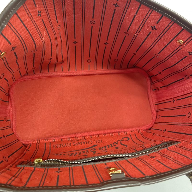 Louis Vuitton Damier Neverfull PM N41359 Ebene Womens Tote Bag