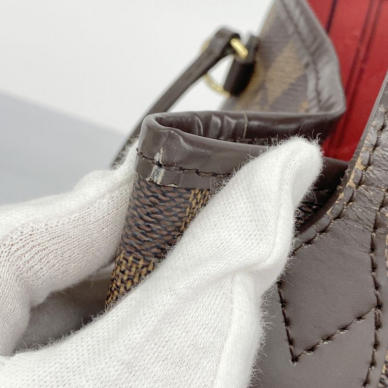 Louis Vuitton Damier Neverfull PM N41359 Ebene Womens Tote Bag