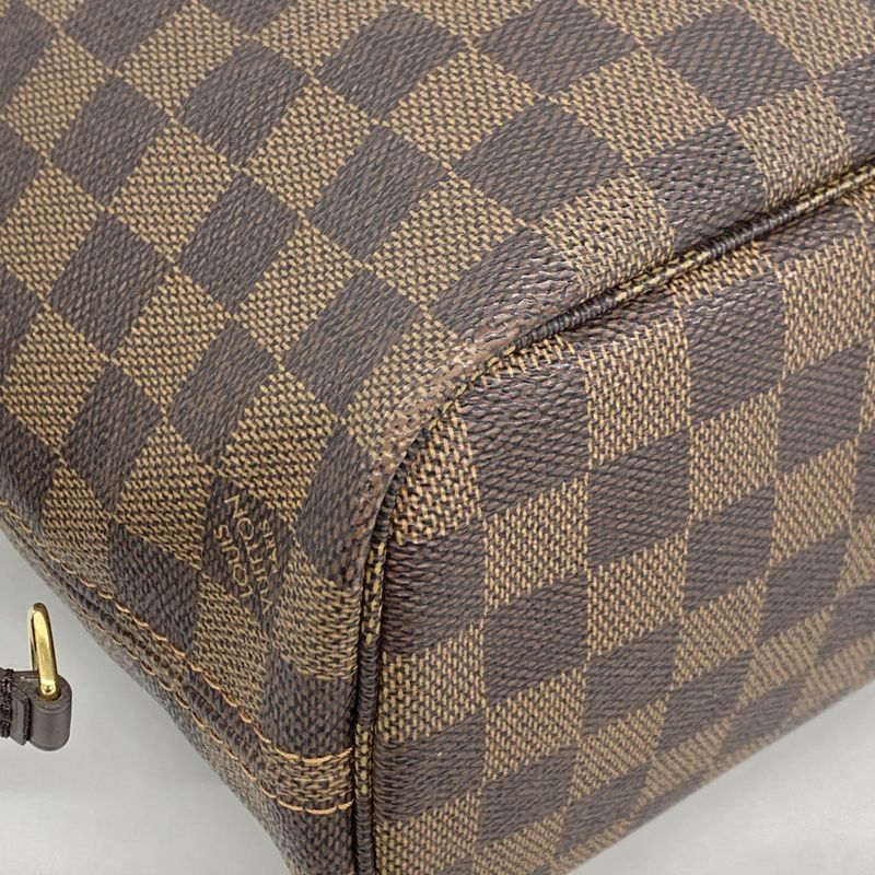 Louis Vuitton Damier Neverfull PM N41359 Ebene Womens Tote Bag