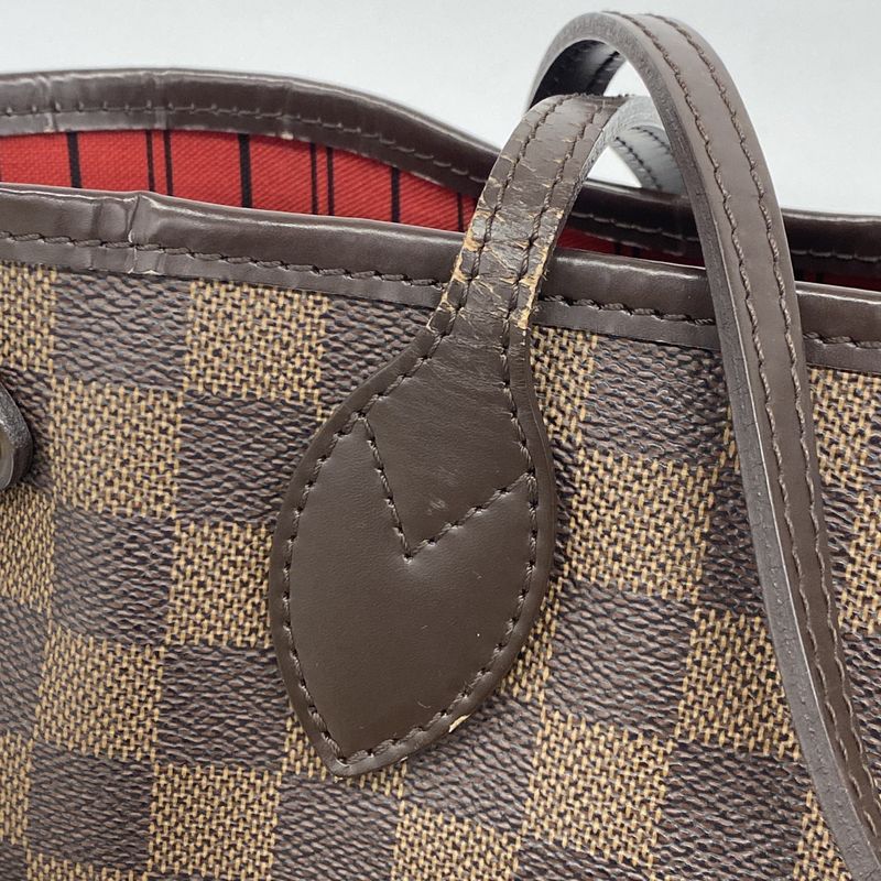 Louis Vuitton Damier Neverfull PM N41359 Ebene Womens Tote Bag