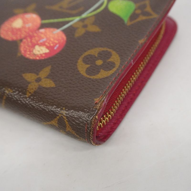 Louis Vuitton Long Wallet Monogram Cherry Takashi Murakami Collaboration