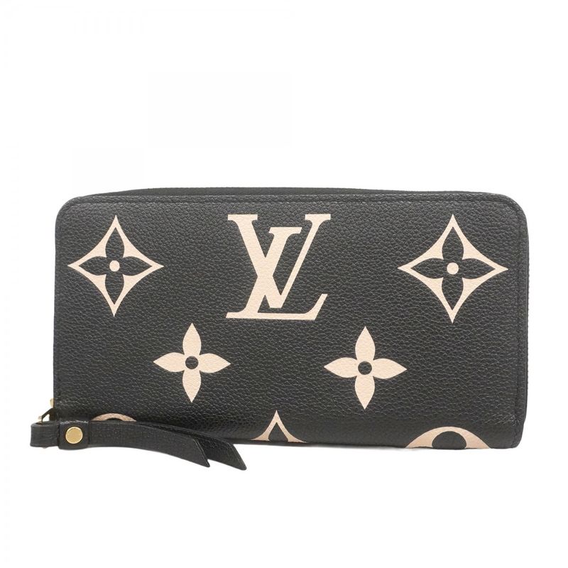 Louis Vuitton Long Wallet Monogram / Empreinte Bicolor Zippy Wallet M80481