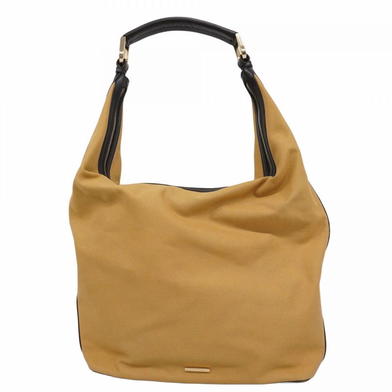 Gucci Shoulder Bag Sherry Line 001 4287 Canvas Beige Chien Pangold Hardware