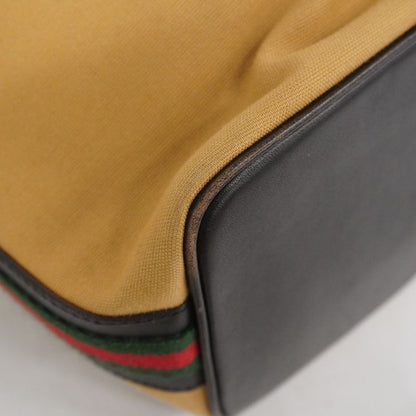 Gucci Shoulder Bag Sherry Line 001 4287 Canvas Beige Chien Pangold Hardware