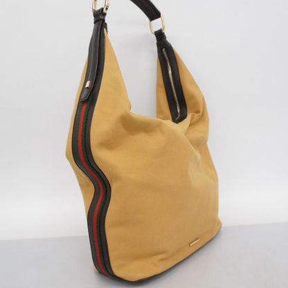 Gucci Shoulder Bag Sherry Line 001 4287 Canvas Beige Chien Pangold Hardware