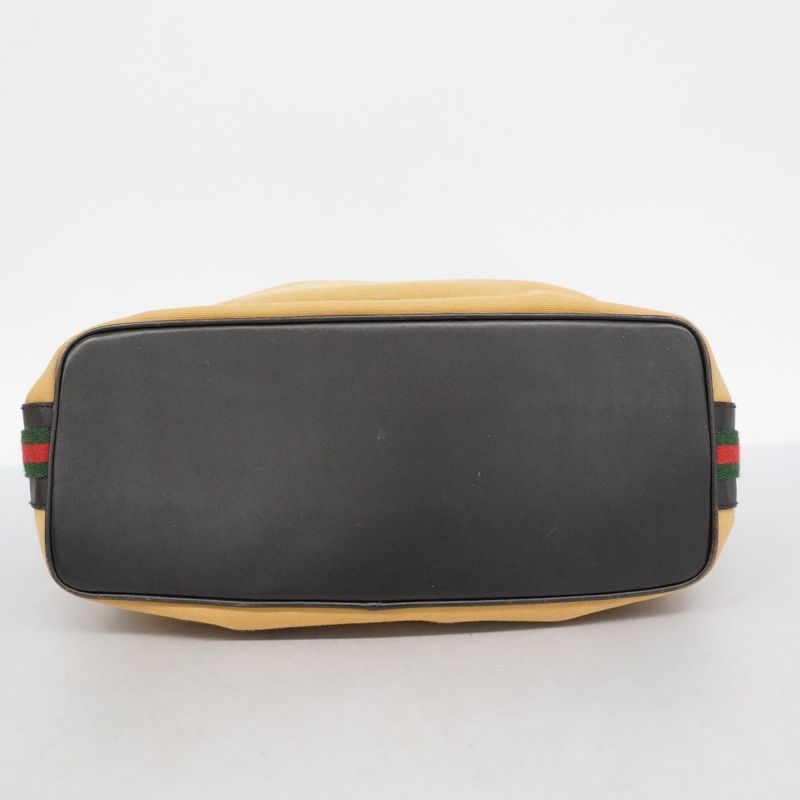 Gucci Shoulder Bag Sherry Line 001 4287 Canvas Beige Chien Pangold Hardware