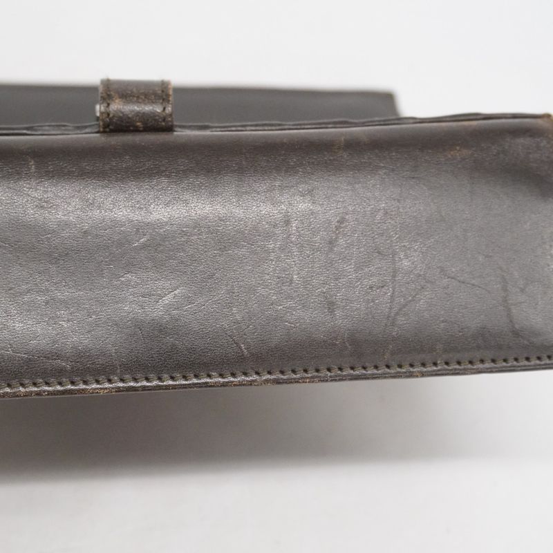 Gucci Long Wallet GG Canvas Sherry Line Jackie 05479 Canvas Brown Silver