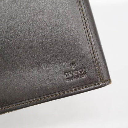 Gucci Long Wallet GG Canvas Sherry Line Jackie 05479 Canvas Brown Silver