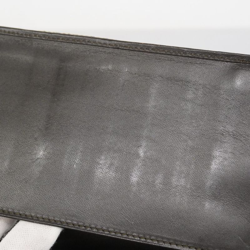 Gucci Long Wallet GG Canvas Sherry Line Jackie 05479 Canvas Brown Silver