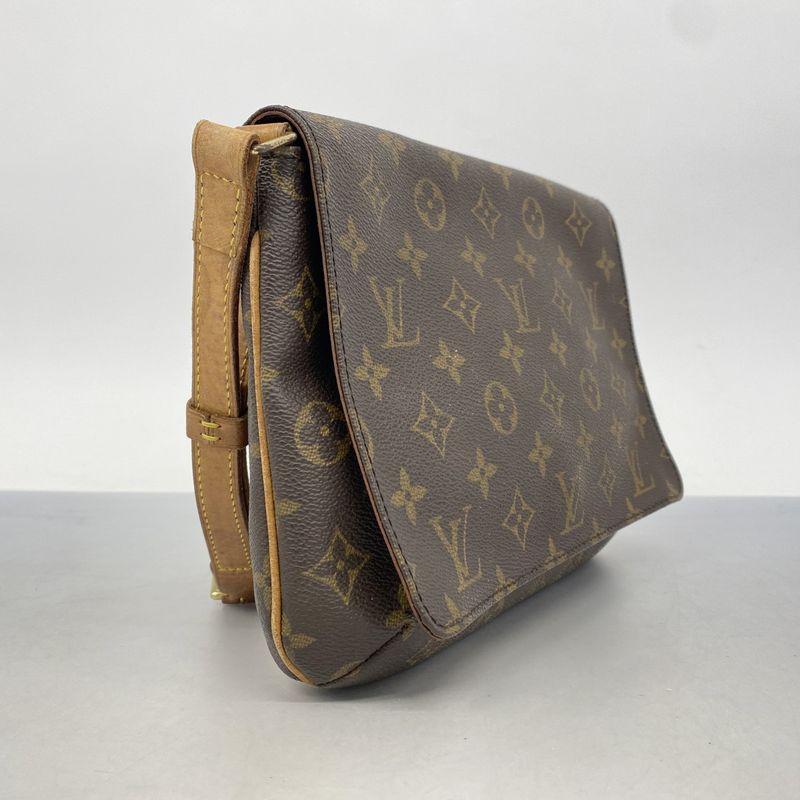 Louis Vuitton Shoulder Bag Monogram Musette Tango Short Strap M51257 Brown