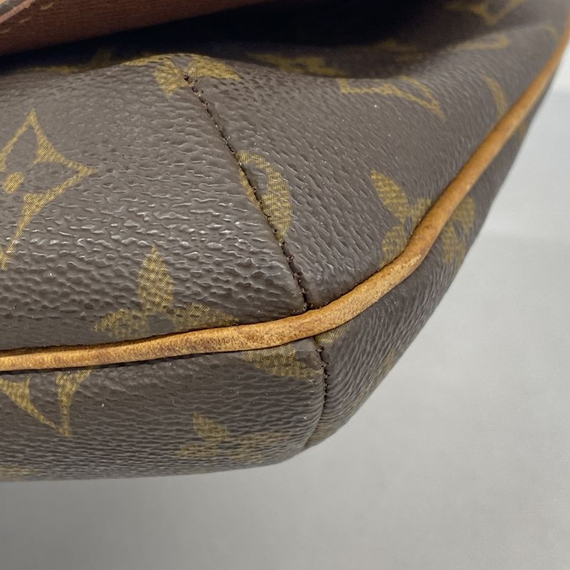 Louis Vuitton Shoulder Bag Monogram Musette Tango Short Strap M51257 Brown