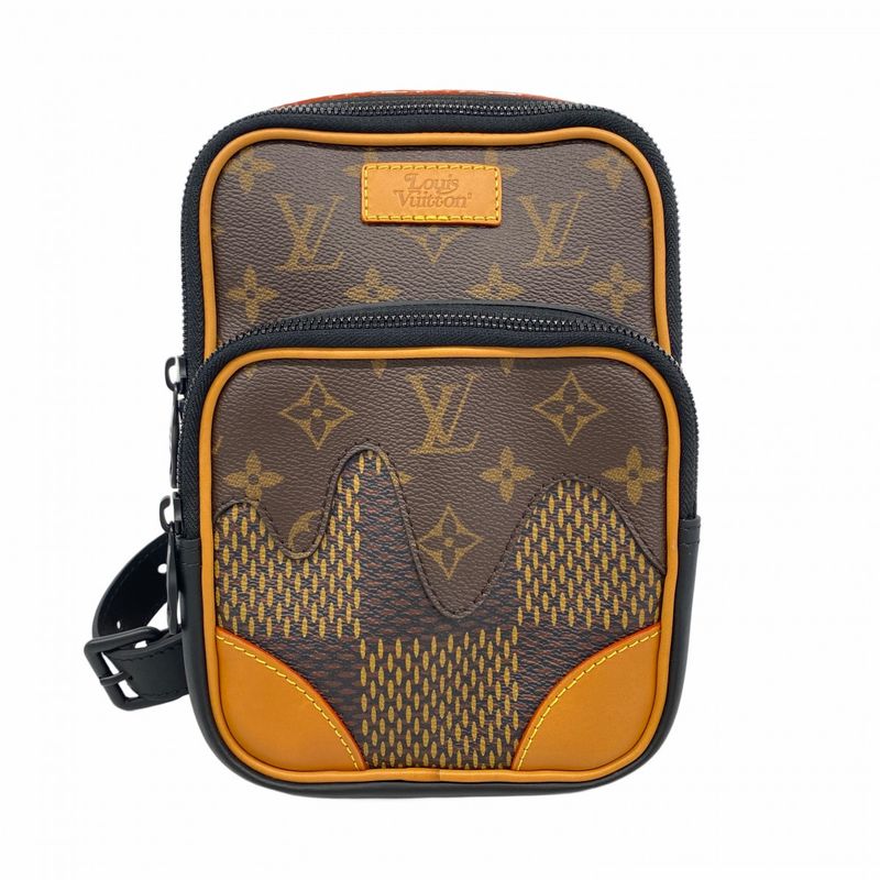 Louis Vuitton Body Bag Damier Giant NIGO Amazon Ring Bag N40379 Ebene Men's