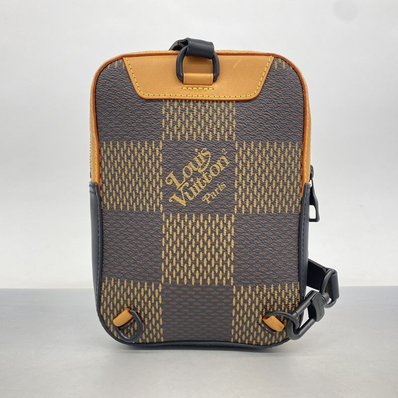 Louis Vuitton Body Bag Damier Giant NIGO Amazon Ring Bag N40379 Ebene Men's