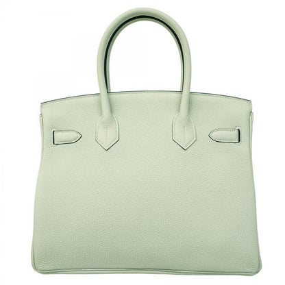 Hermes Handbag Birkin 30 Togo Veil Fizz Silver Hardware B Engraved Ladies