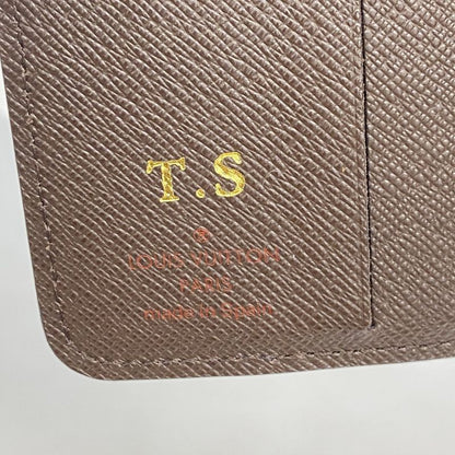 Louis Vuitton Wallet Damier Compact Zip N61668 Ebene Ladies